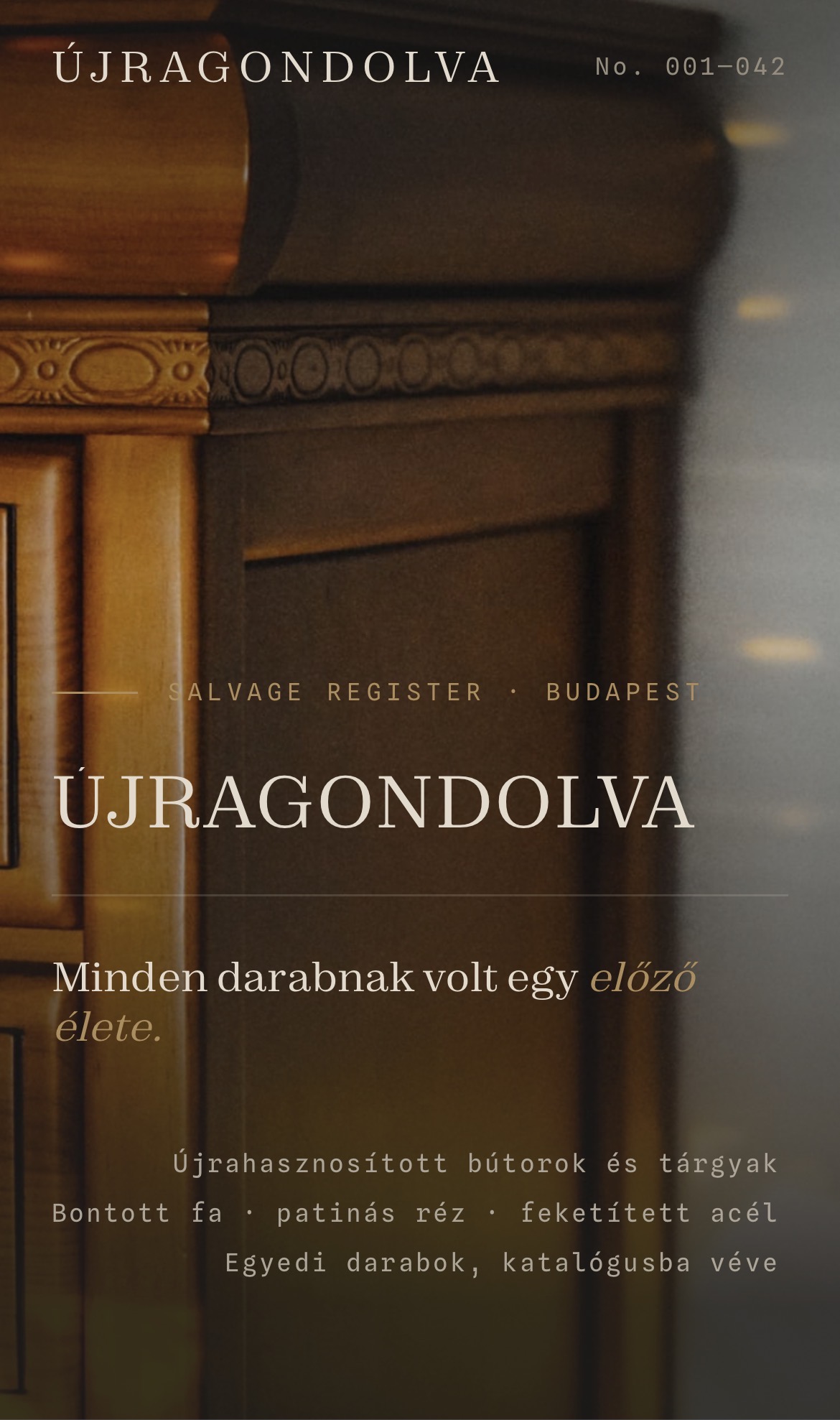 Újragondolva — mobil nézet